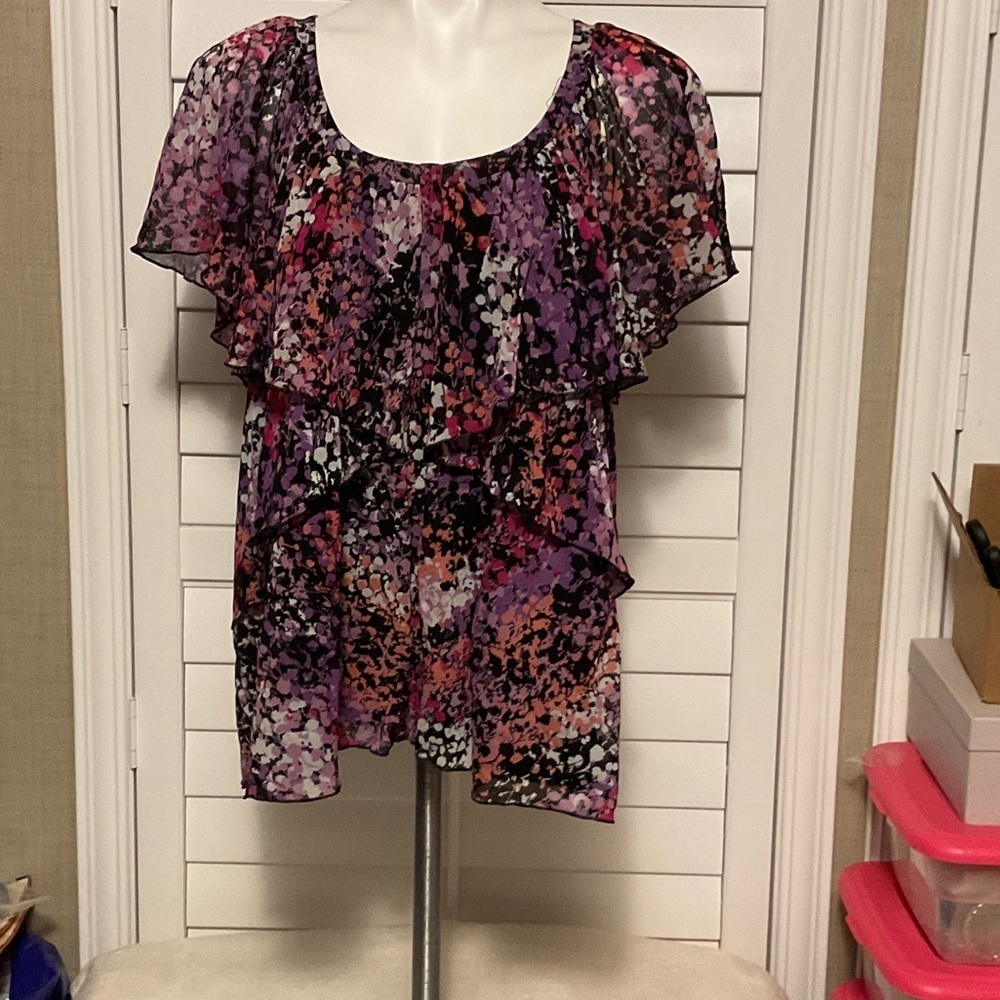 Apt. 9 Multicolor Floral Blouse